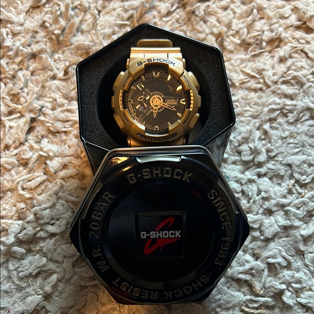 G-Shock Gold and Black Watch